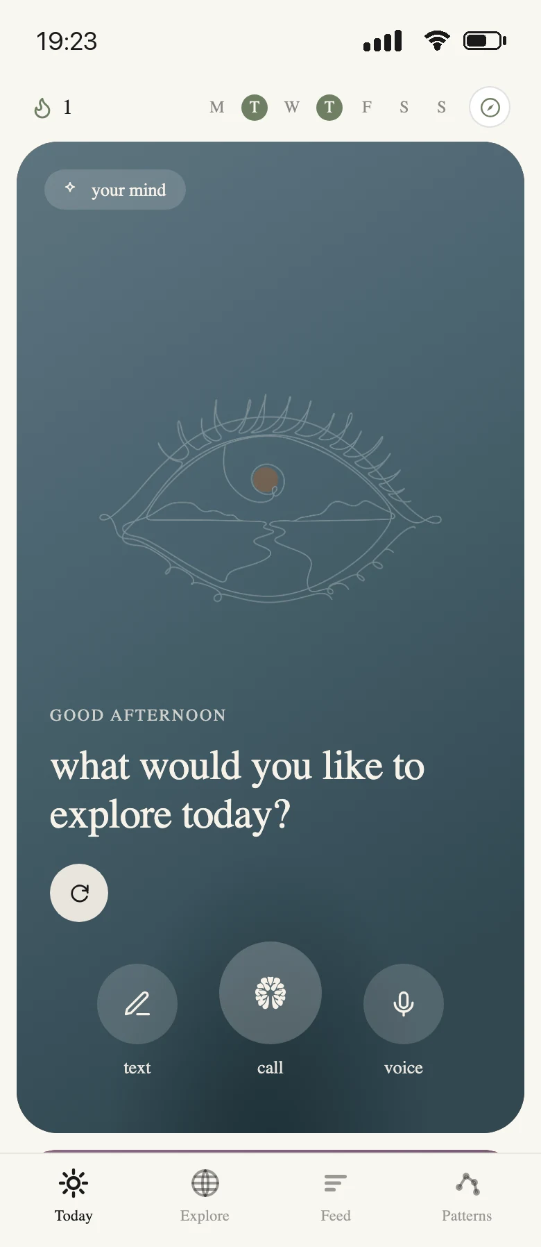 start with a question